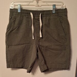 Men's Olive Green Casual Shorts